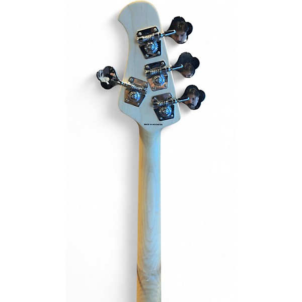 Used Sterling by Music Man StingRay Ray4HH Blue Electric Bass Guitar
