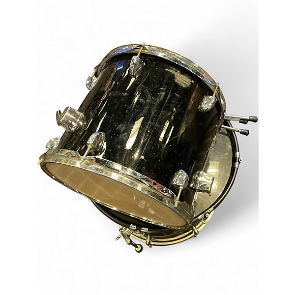 Used Sound Percussion Labs 3 Piece 3PC Black Drum Kit