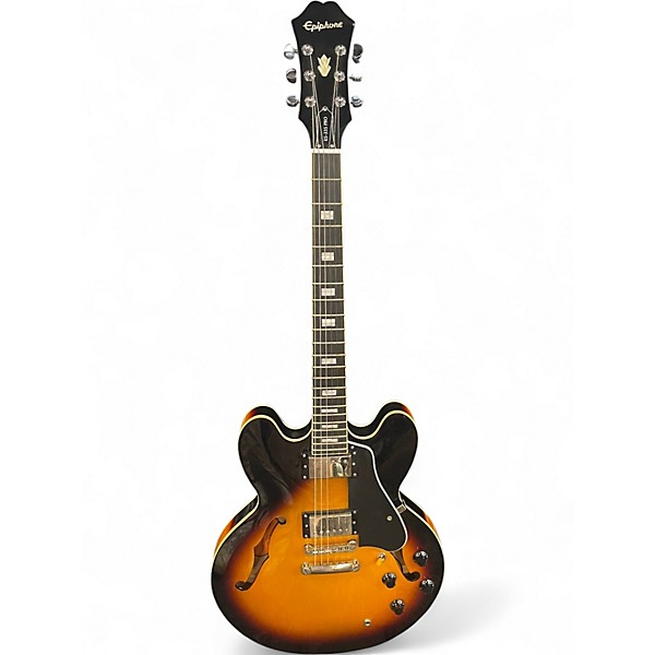 Used Epiphone ES-335 PRO 2 Color Sunburst Hollow Body Electric Guitar