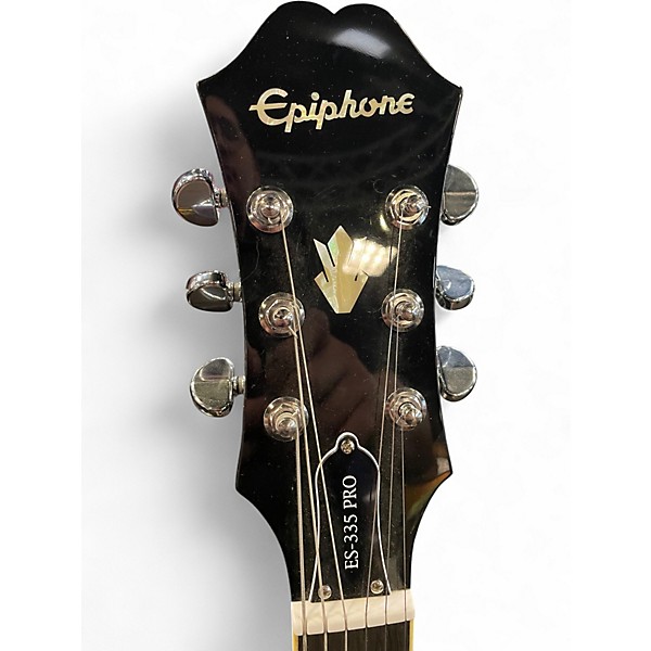 Used Epiphone ES-335 PRO 2 Color Sunburst Hollow Body Electric Guitar