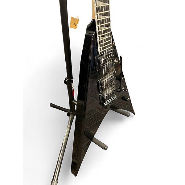 Used Jackson Pro King V KV Black Solid Body Electric Guitar