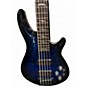 Used Schecter Guitar Research OMEN ELITE Blue Electric Bass Guitar