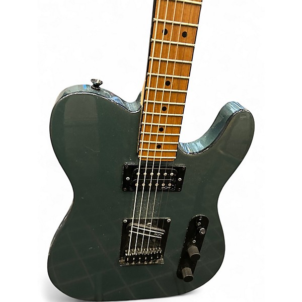 Used Squier CONTEMPORARY TELECASTER RH Gunmetal Gray Solid Body Electric Guitar