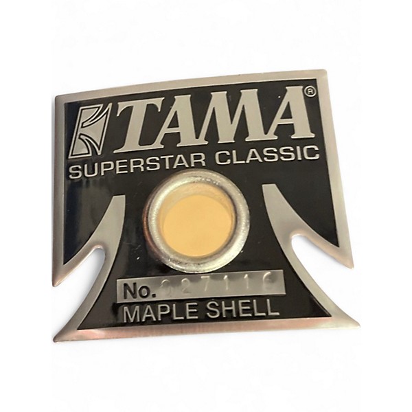 Used TAMA 4 Piece superstar classic bop Trans Red Drum Kit