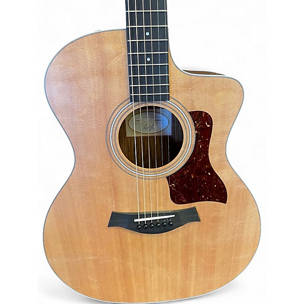 Used Taylor 214CE Natural Acoustic Electric Guitar