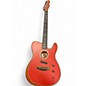 Used Fender American Acoustasonic Telecaster Flat Red Acoustic Electric Guitar thumbnail