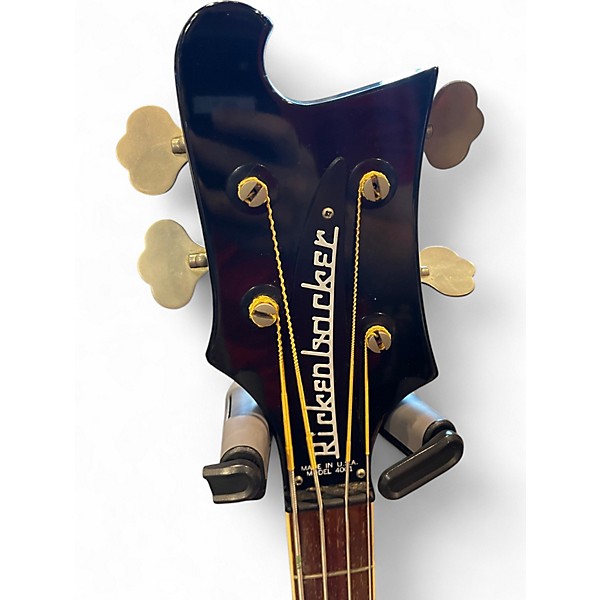 Vintage 1975 Rickenbacker 1975 Rickenbacker 4001 Bass Jetglo Jetglo Electric Bass Guitar