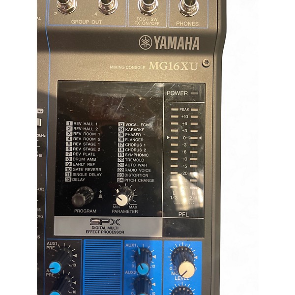 Used Yamaha MG16XU Unpowered Mixer