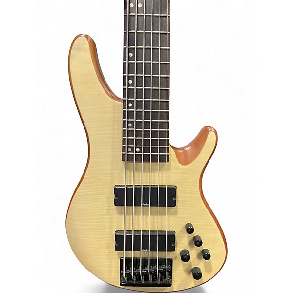 Used Schecter Guitar Research CB-6 Natural Electric Bass Guitar