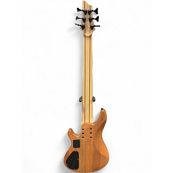 Used Schecter Guitar Research CB-6 Natural Electric Bass Guitar