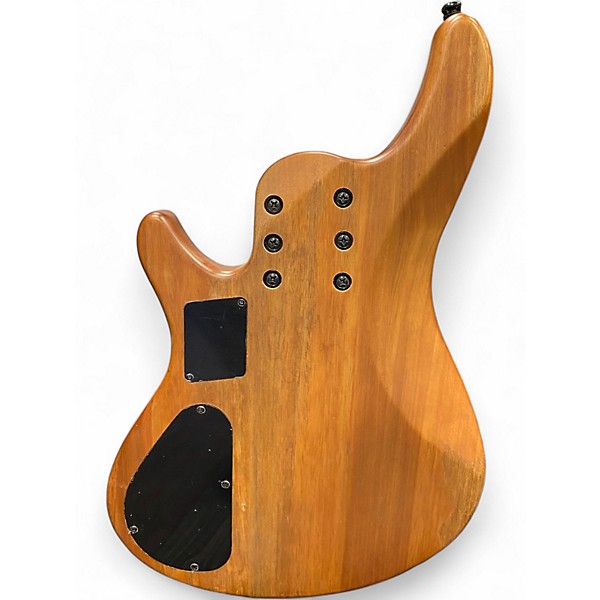 Used Schecter Guitar Research CB-6 Natural Electric Bass Guitar