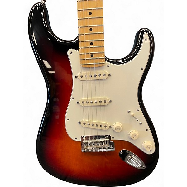 Used Fender American Standard Stratocaster 3 Color Sunburst Solid Body Electric Guitar