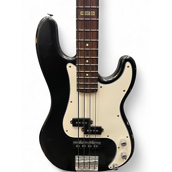 Used ESP LTD Vintage 204 Black Electric Bass Guitar