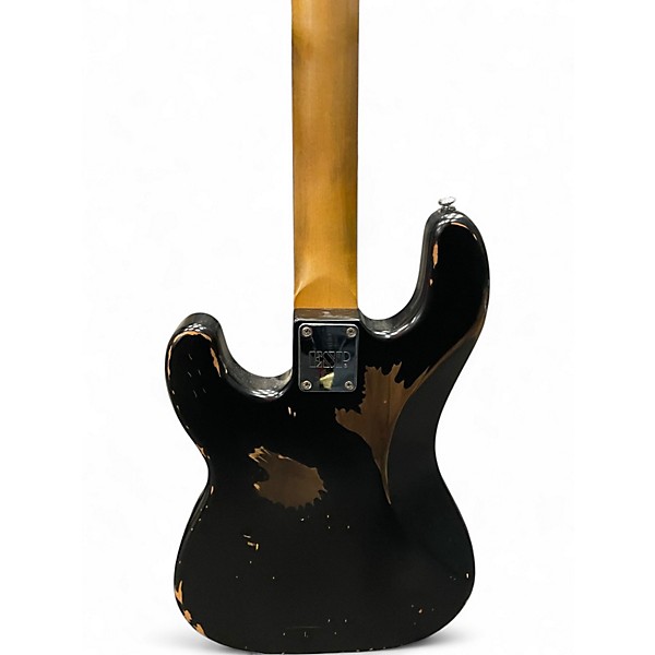 Used ESP LTD Vintage 204 Black Electric Bass Guitar