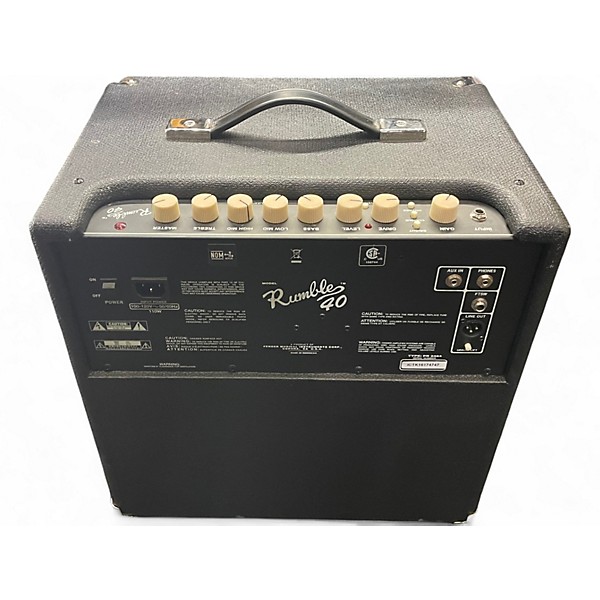 Used Fender Rumble V3 40W 1x10 Bass Combo Amp