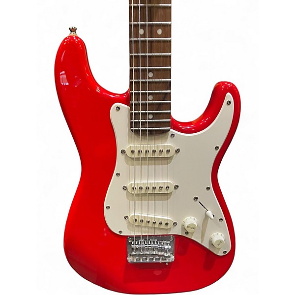 Used Squier Mini Affinity Stratocaster Red Electric Guitar