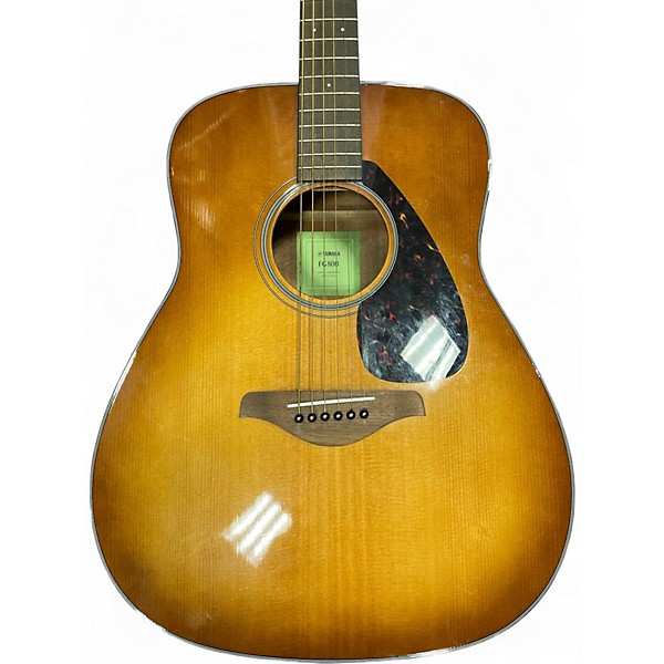 Used Yamaha FG800 2 Tone Sunburst Acoustic Guitar