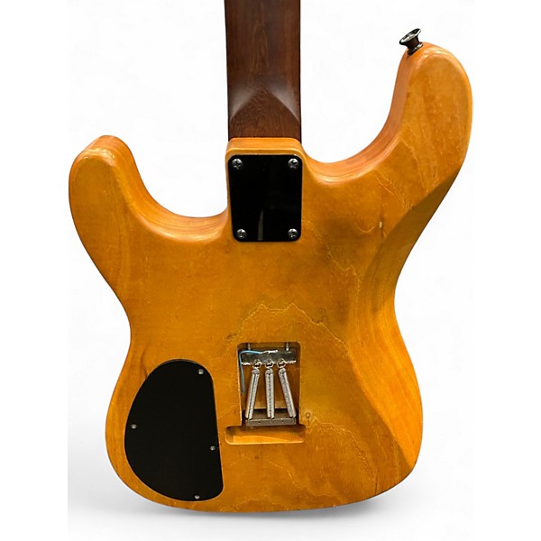 Used Warmoth superstrat Natural Solid Body Electric Guitar