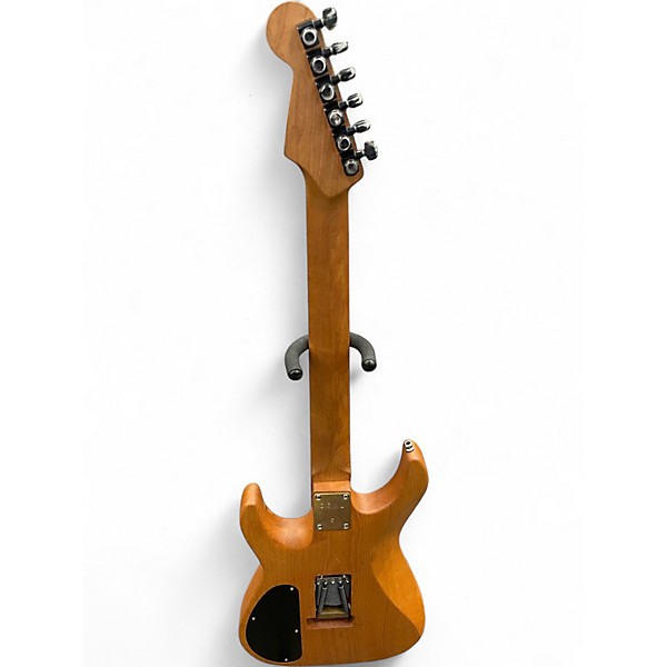 Used Warmoth partscaster Antique Natural Solid Body Electric Guitar