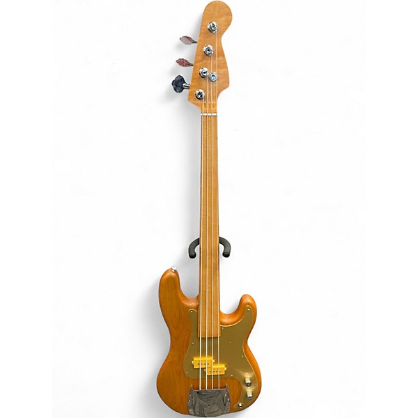 Used Warmoth p bass Natural Electric Bass Guitar