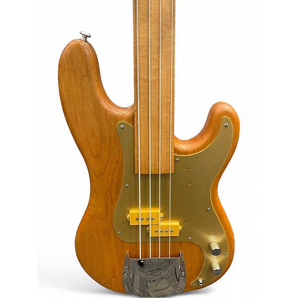 Used Warmoth p bass Natural Electric Bass Guitar