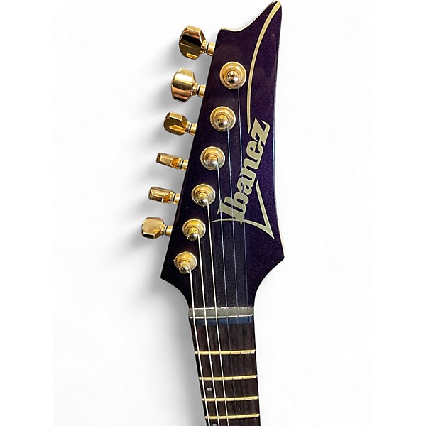 Used Ibanez SML721 Purple Solid Body Electric Guitar