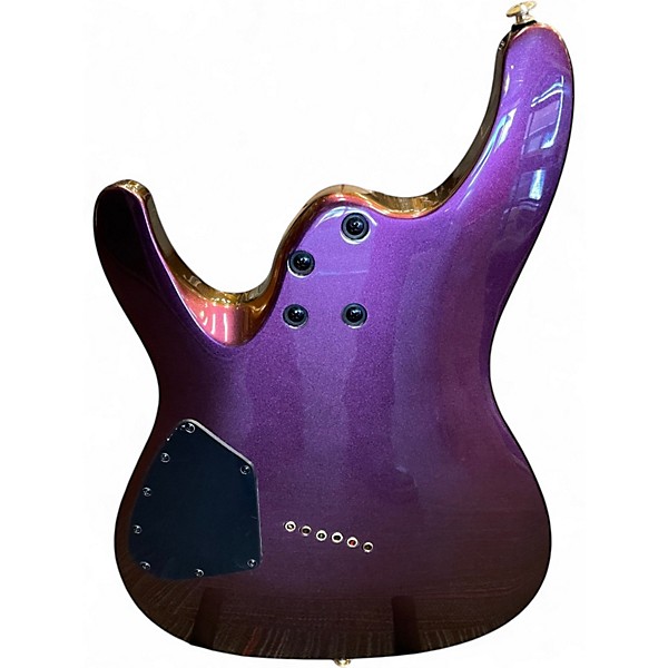 Used Ibanez SML721 Purple Solid Body Electric Guitar