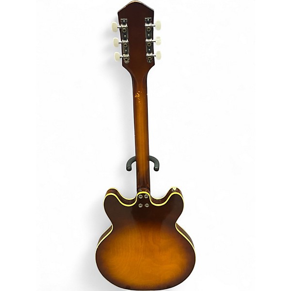 Vintage 1968 Harmony H64 2 Color Sunburst Hollow Body Electric Guitar