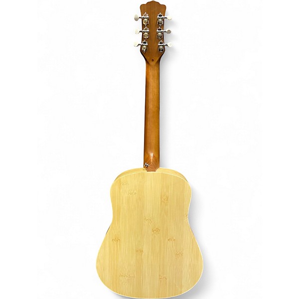 Used Luna Safari Bamboo 3/4 Natural Acoustic Guitar