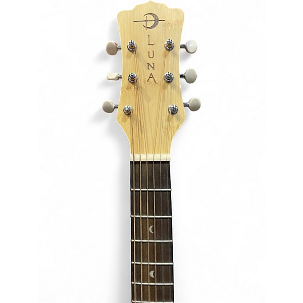 Used Luna Safari Bamboo 3/4 Natural Acoustic Guitar