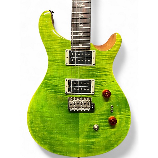 Used PRS SE CST 24-08 Green Solid Body Electric Guitar