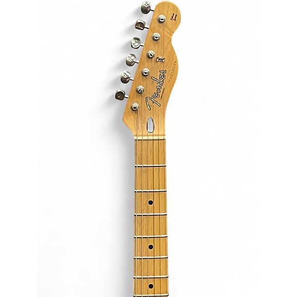 Used Fender DELUXE MIM TELECASTER 3 Tone Sunburst Solid Body Electric Guitar