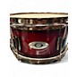 Used DrumCraft 13in SNARE Trans Red Drum