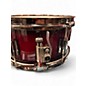 Used DrumCraft 13in SNARE Trans Red Drum