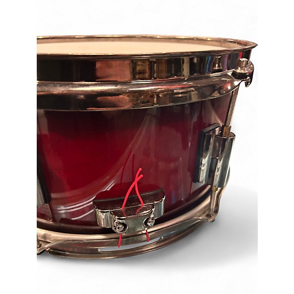 Used DrumCraft 13in SNARE Trans Red Drum