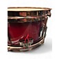 Used DrumCraft 13in SNARE Trans Red Drum