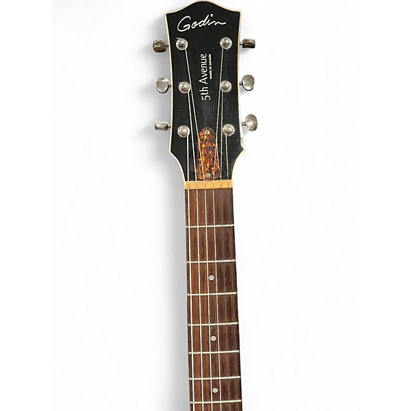 Used Godin 5th Avenue Kingpin P90 2 Color Sunburst Hollow Body Electric Guitar