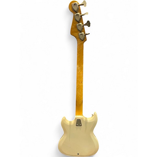 Used 1960s Hagstrom H-II B White Electric Bass Guitar
