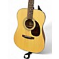 Used Cort Earth 50's NS Natural Acoustic Guitar