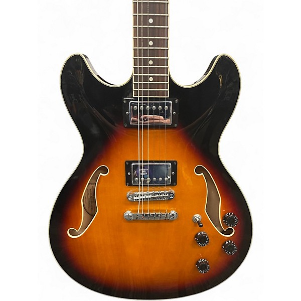 Used Ibanez AS73 Artcore 3 Color Sunburst Hollow Body Electric Guitar