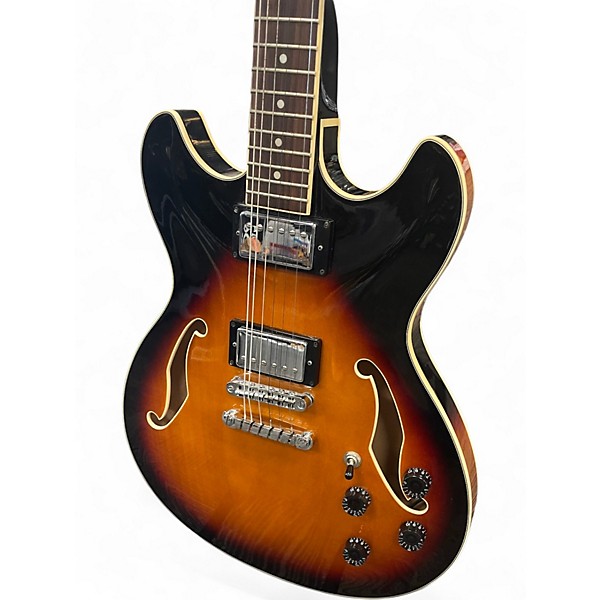 Used Ibanez AS73 Artcore 3 Color Sunburst Hollow Body Electric Guitar