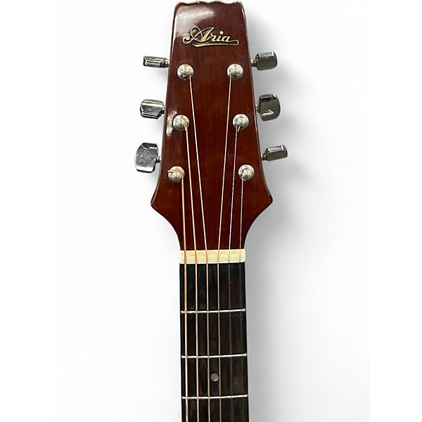 Used Aria AW75 Natural Acoustic Guitar