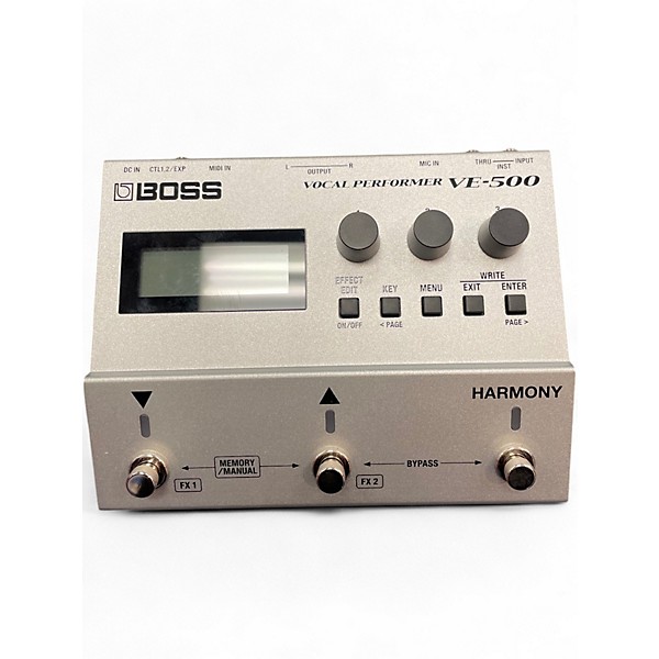 Used BOSS VE500 Vocal Performer Vocal Processor