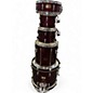 Used Pearl 5 Piece Export Maroon Drum Kit thumbnail