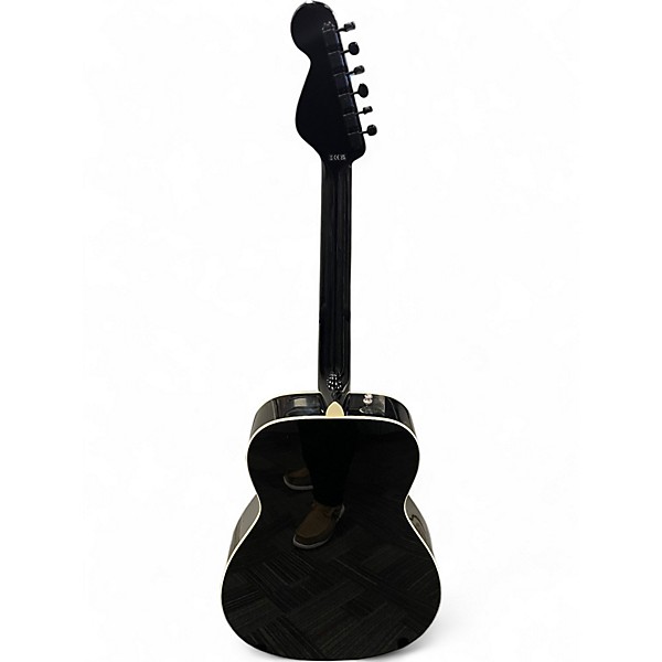 Used Fender Malibu Vintage Black Acoustic Electric Guitar