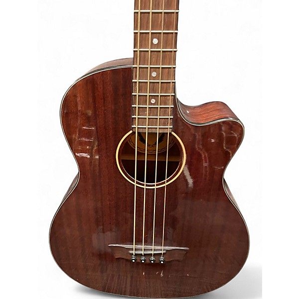 Used Dean AX EABC MAH GC Natural Acoustic Bass Guitar
