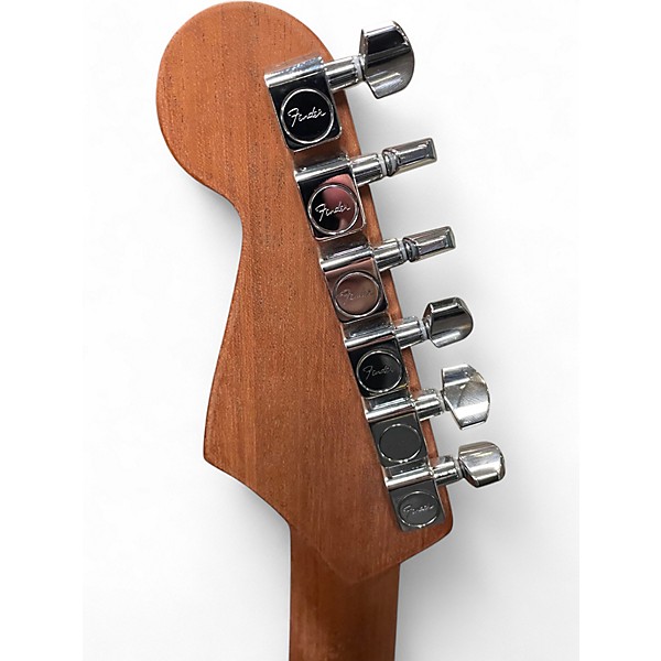 Used Fender ACOUSTASONIC JAZZMASTER Mahogany Acoustic Electric Guitar