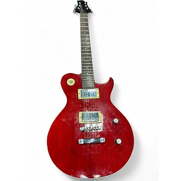 Used Greg Bennett Design by Samick Avion Red Solid Body Electric Guitar