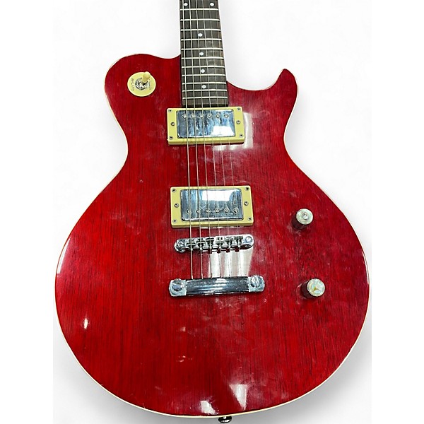 Used Greg Bennett Design by Samick Avion Red Solid Body Electric Guitar