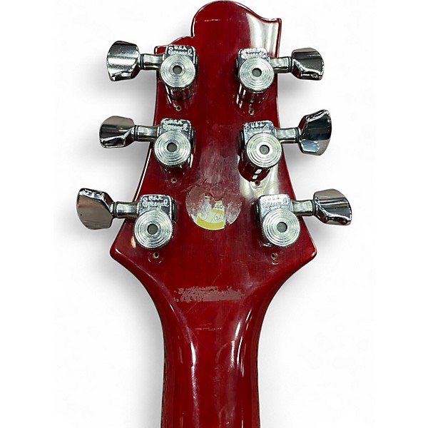 Used Greg Bennett Design by Samick Avion Red Solid Body Electric Guitar